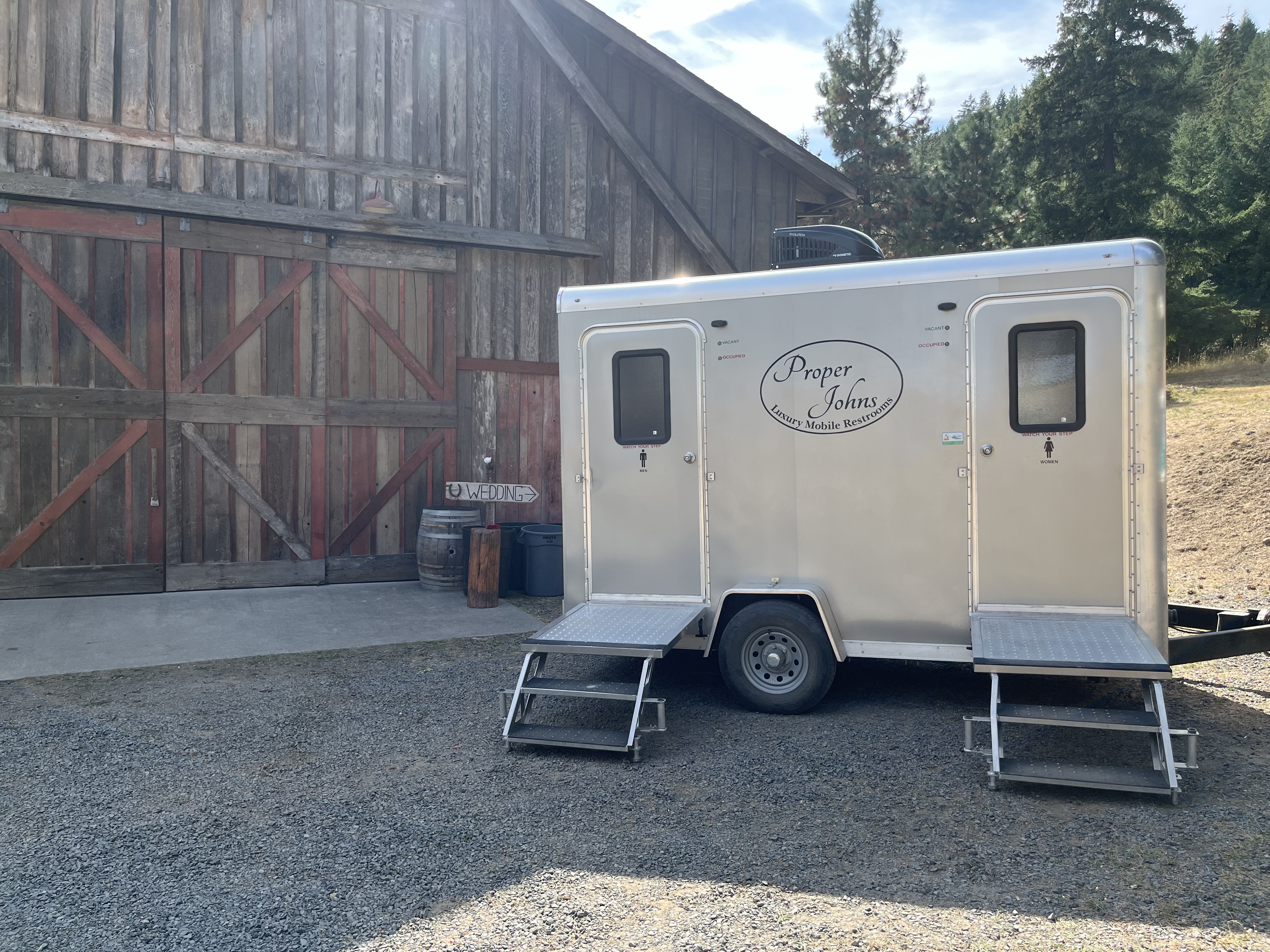 The Loo Portable Bathroom Trailer